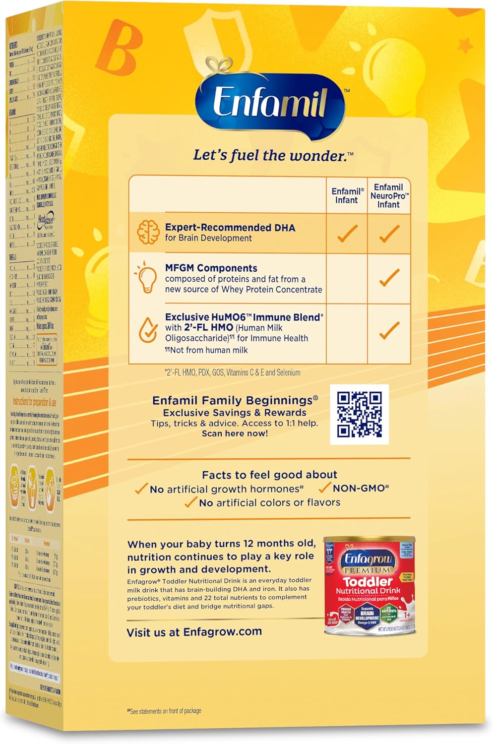 Baby Formula, Non-GMO, 36.4 Oz Refill Box + 8 Fl Oz Liquid (24 Count) K4596