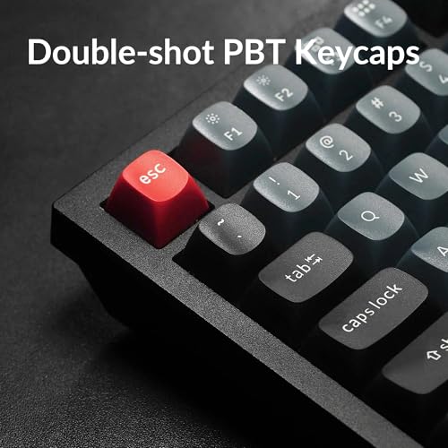 Black TKL Mechanical Keyboard with Knob W29234