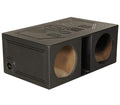 12" Dual Vented Ported Car Subwoofer Sub Box Enclosure M5118