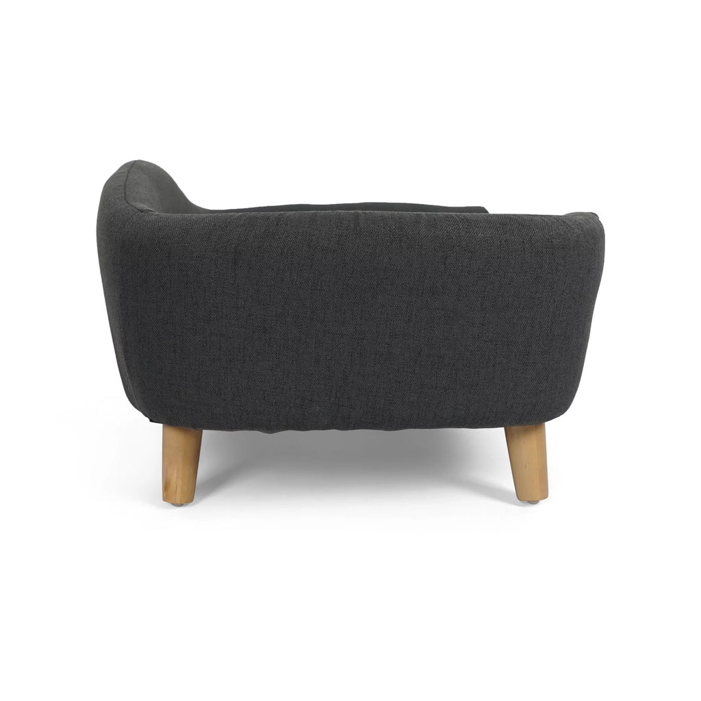 Dark Gray Small Plush Pet Bed T4470
