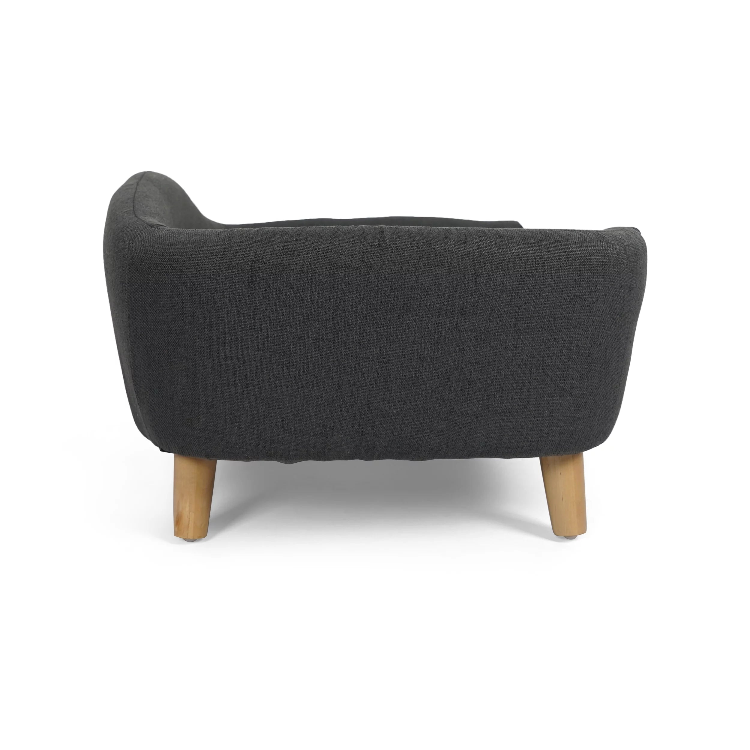 Dark Gray Small Plush Pet Bed T4470