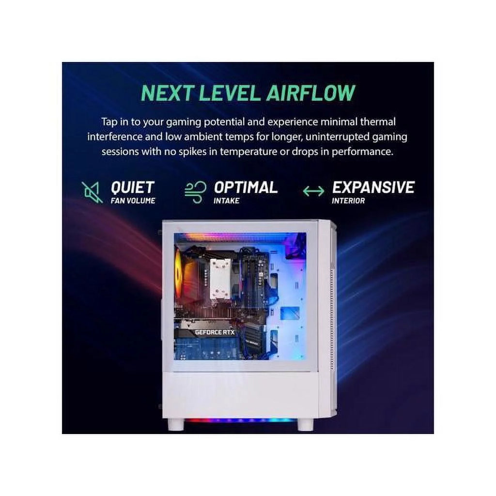 INTEL Core i5 RTX 4060 1TB SSD 16GB RAM 600W GOLD PSU Windows 11 Gaming PC Desktop Y312