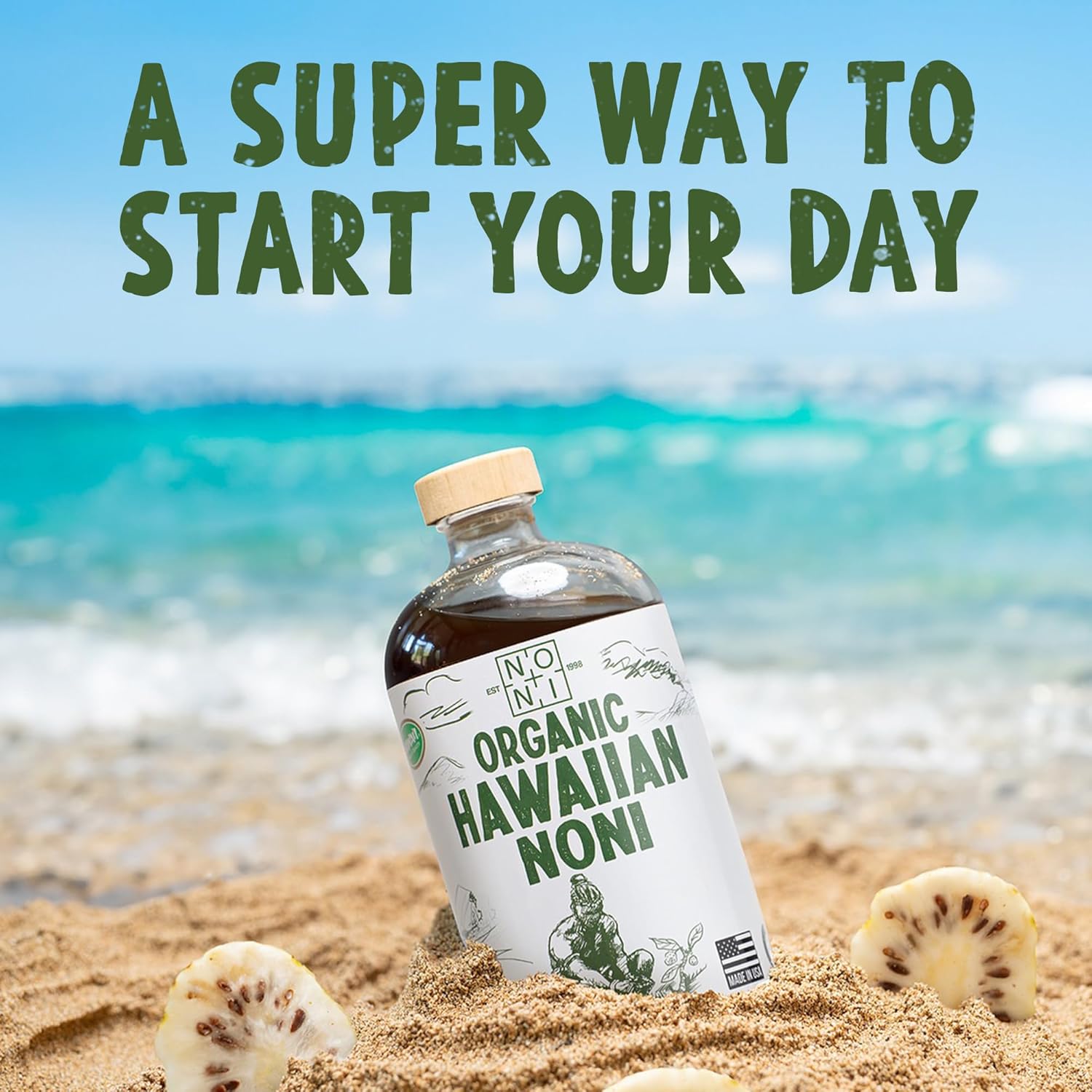 100% Pure Hawaiian Organic Noni Juice U3268