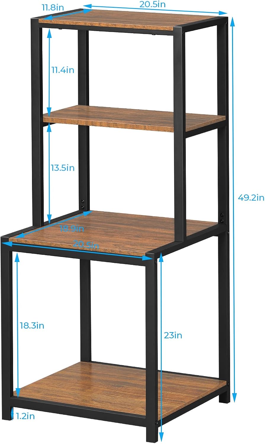 31.5 in Folding Desk with Storage Shelf A762