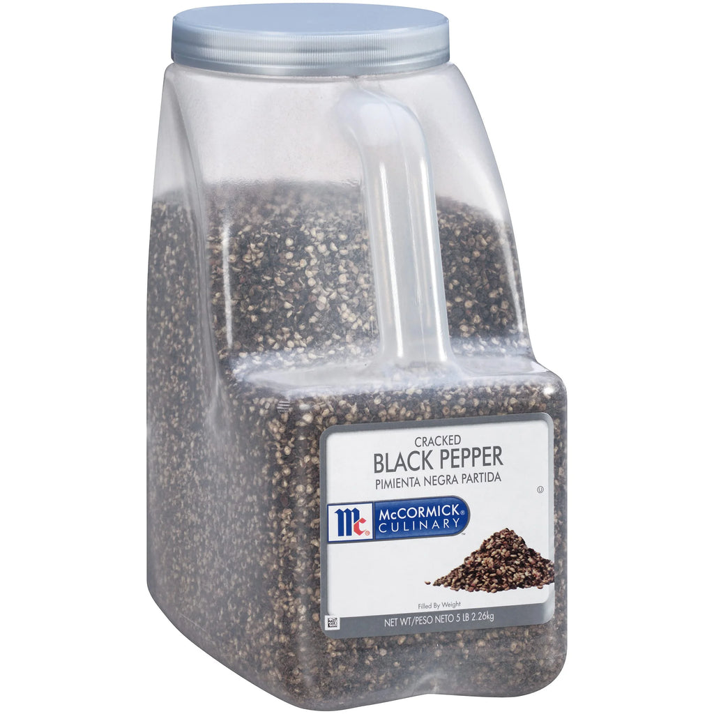 Cracked Black Pepper, 5 Lb Bulk Coarse Black Pepper A8495