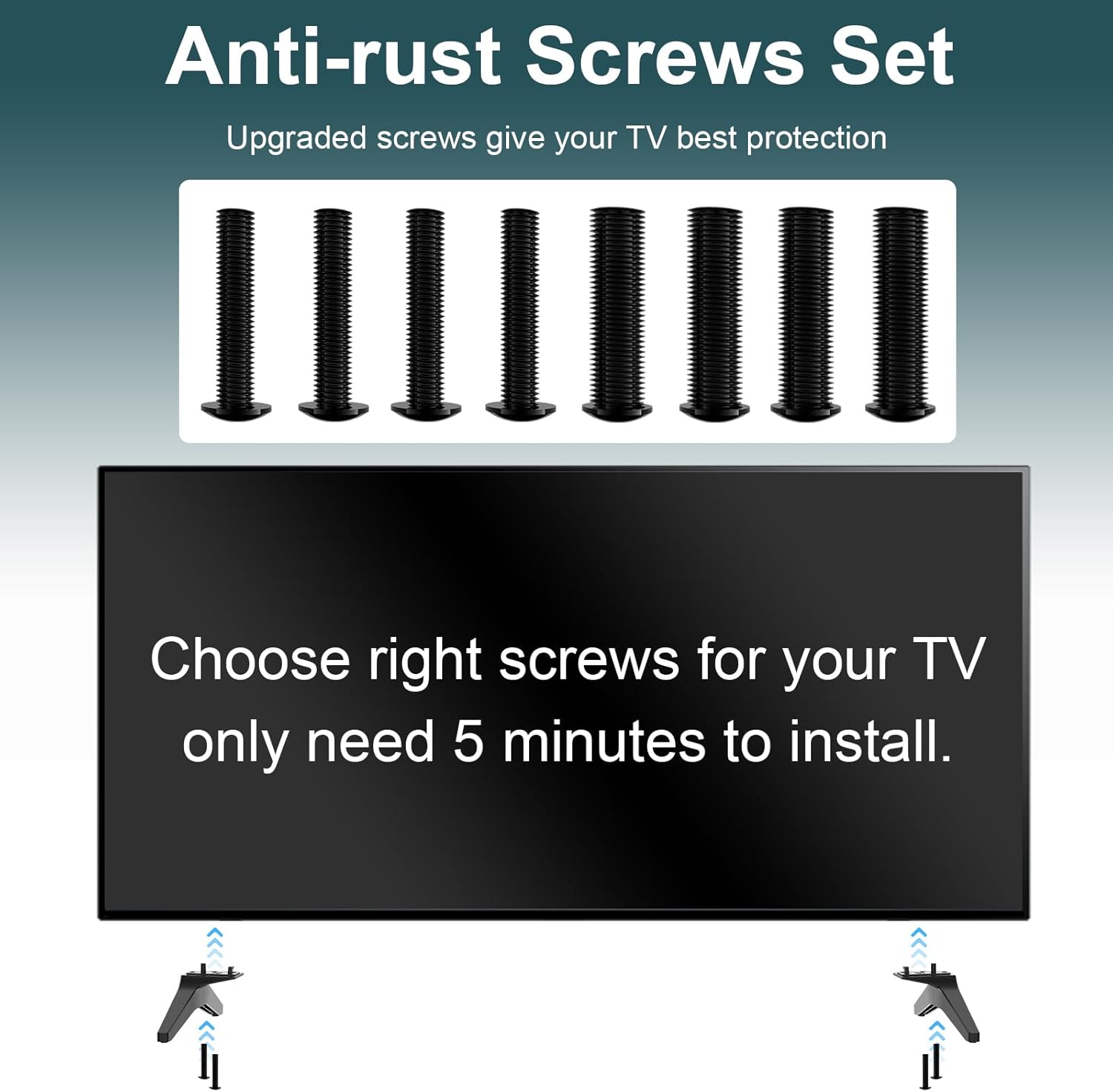 TV Legs Replacement Base for 49 50 55 Inch TV X4723