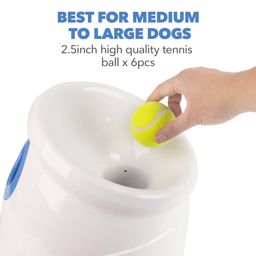 6pcs Tennis Balls (2.5'') Automatic Ball Launcher for Large Dogs M683144