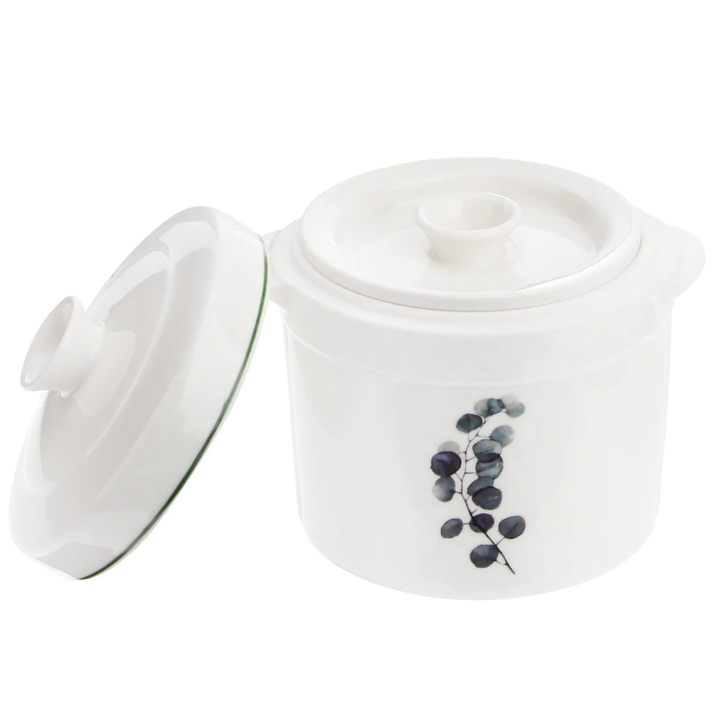 Ceramic Stew Pot with Covers Soup Bowl C7827
