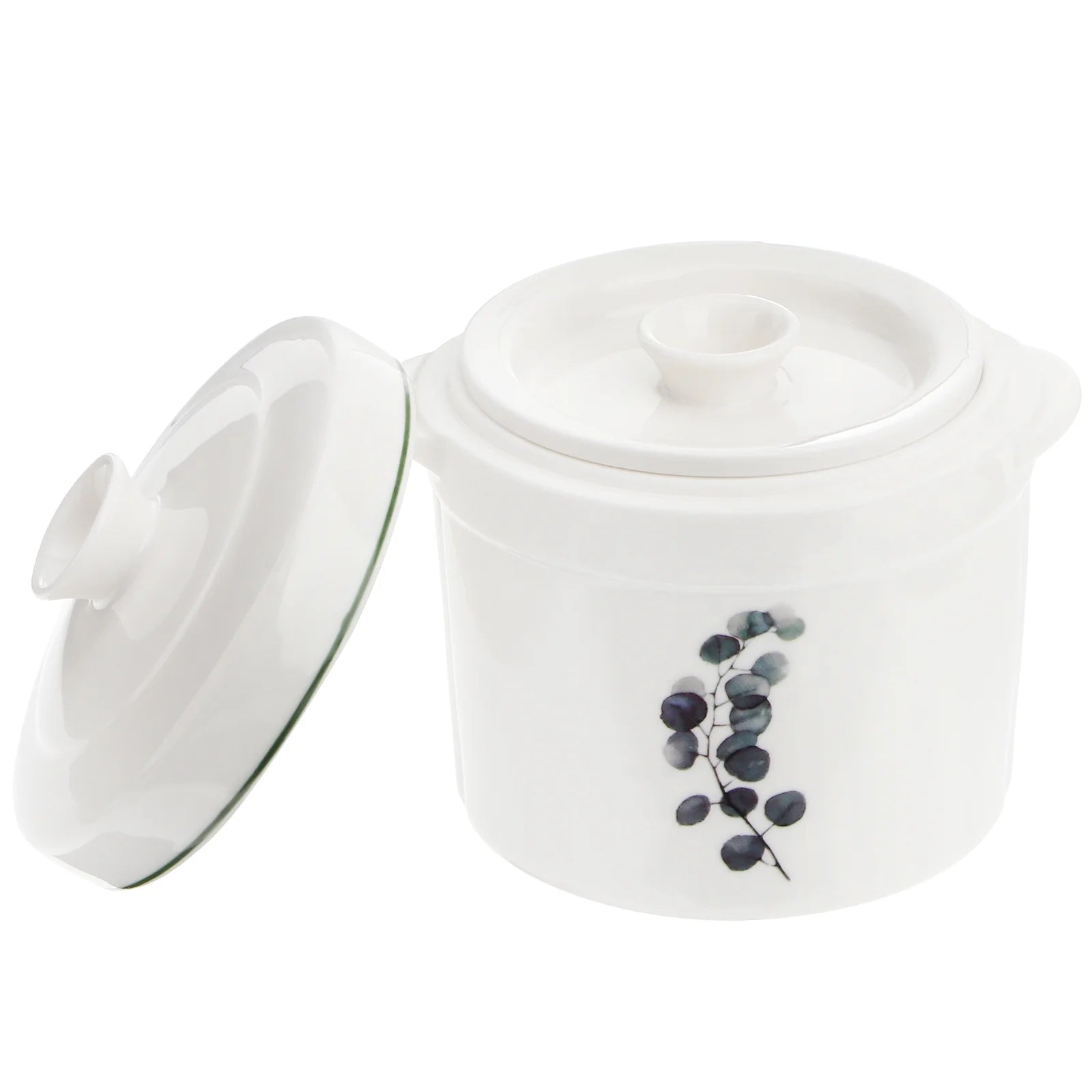 Ceramic Stew Pot with Covers Soup Bowl C7827