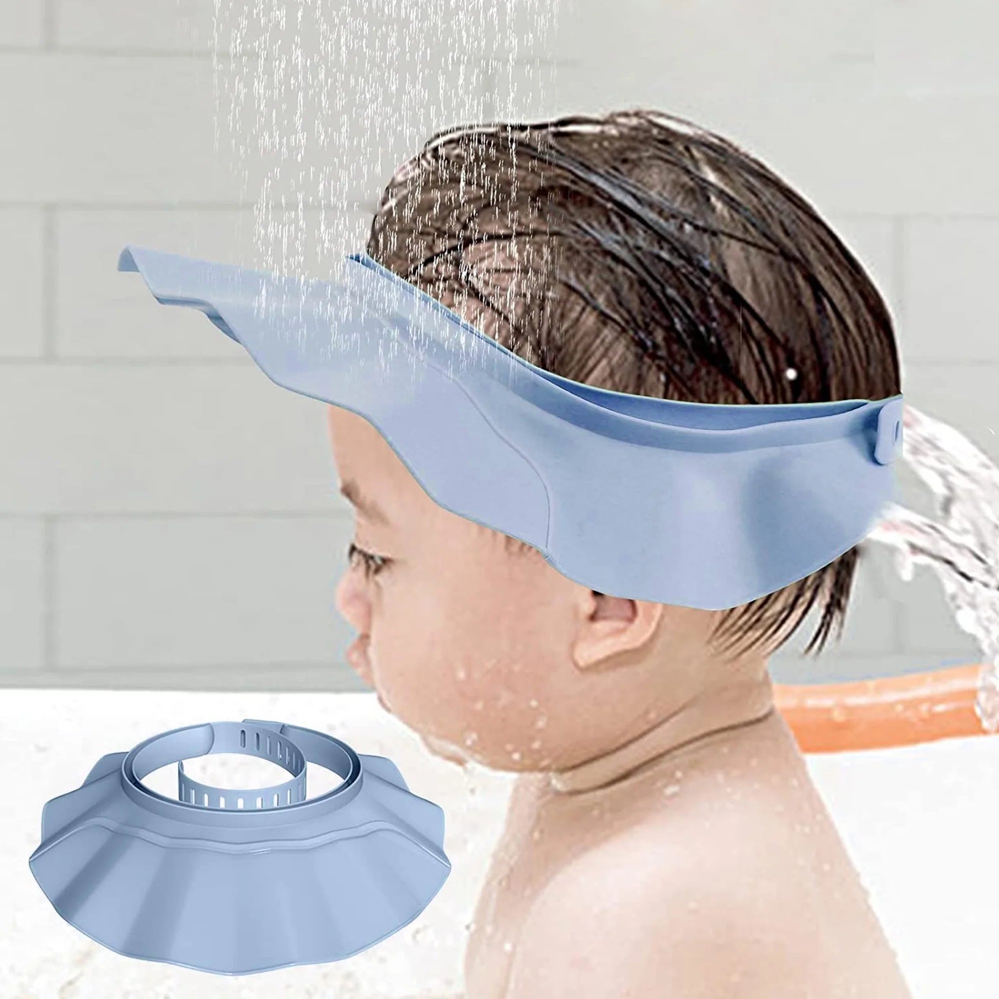 31'' Folding Baby Bathtub with Support Blue V64190