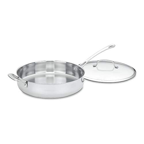 5-Quart Stainless Saute Pan with Glass Cover S404926