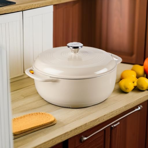 6 Quart Enameled Cast Iron Dutch Oven with Lid R65304