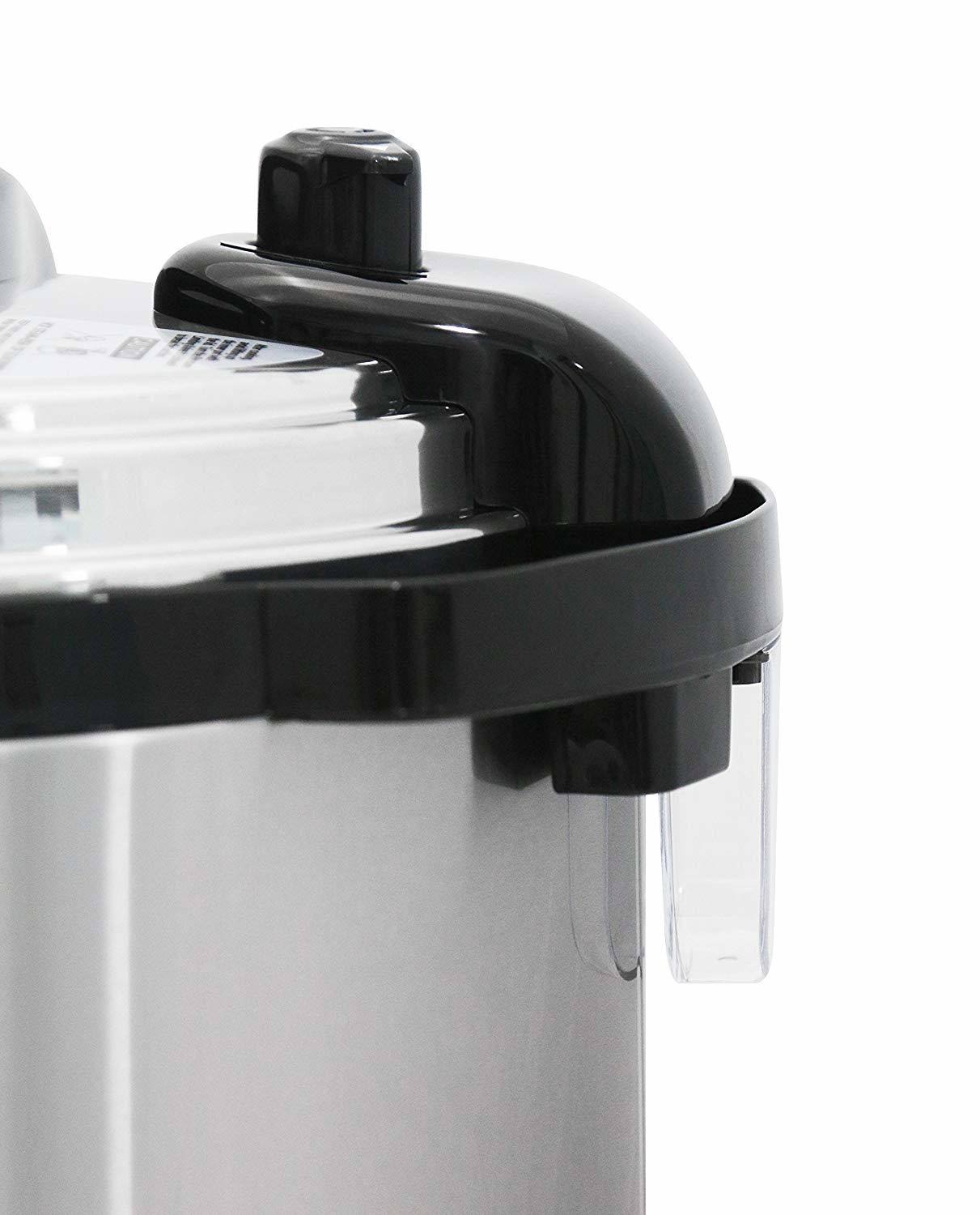 10 Quart Black Electric Pressure Cooker S7201