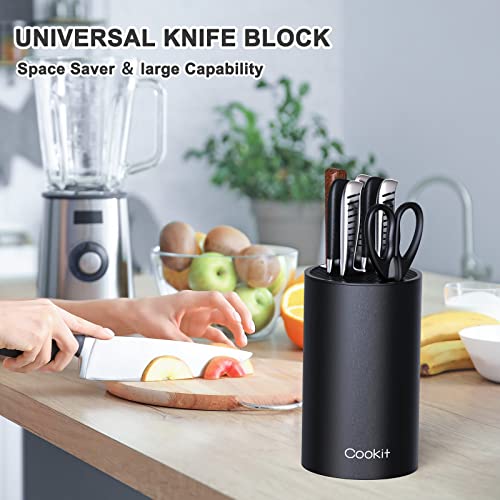 Black Detachable Knife Block with Scissors Slot T58049
