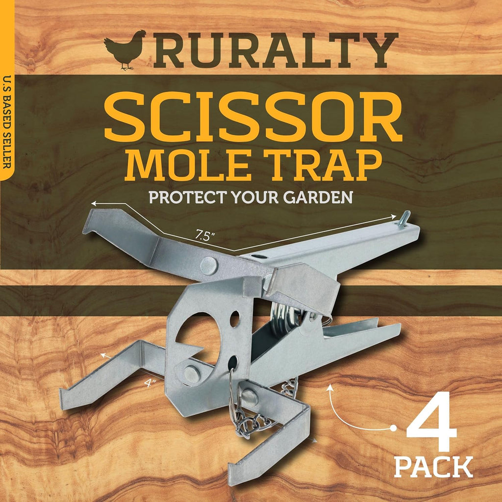 Scissor Mole Trap 4pk S83821