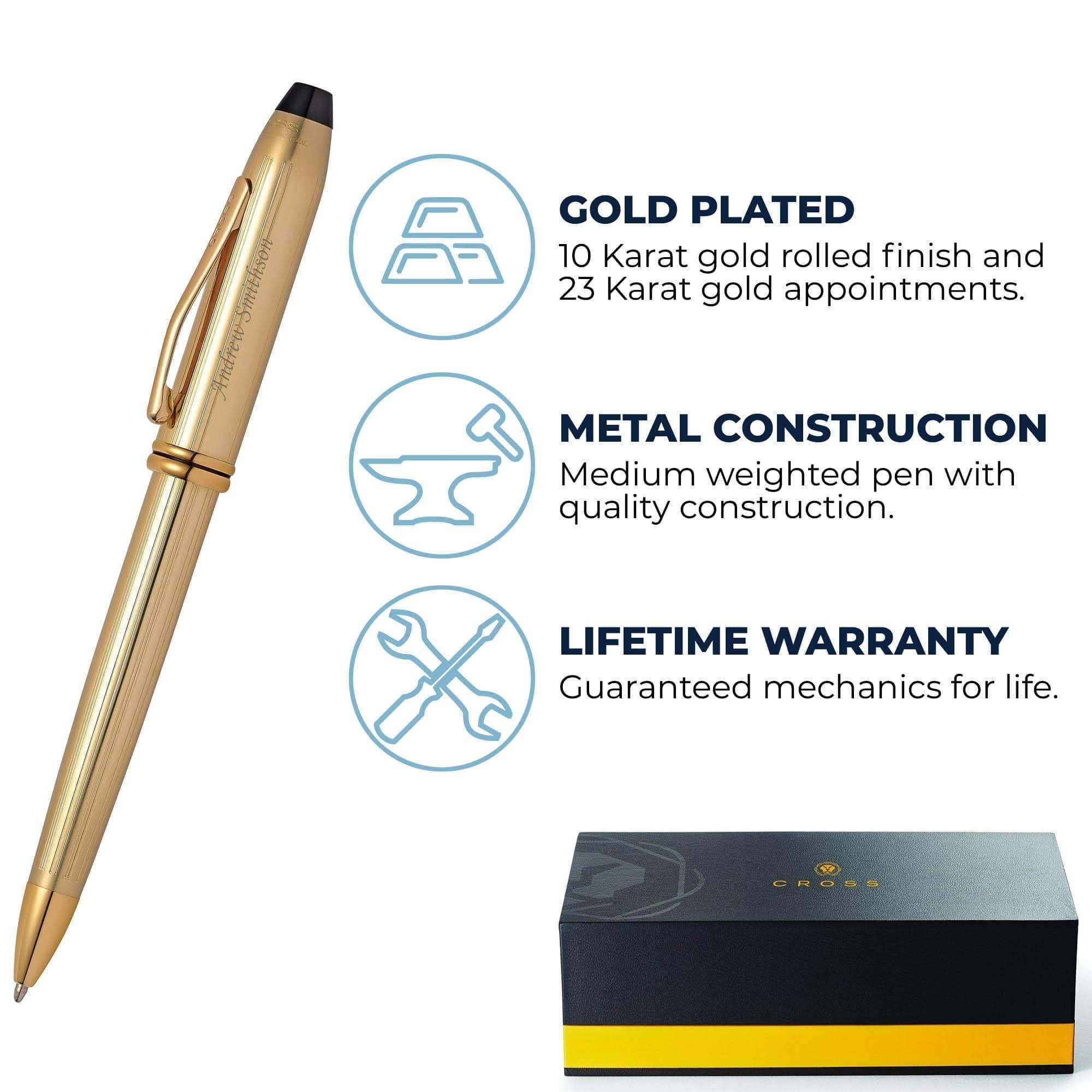 10K Gold Filled Ballpoint Pen V241