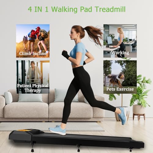 Compact Portable Walking Pad Treadmill with Remote Control Z9114