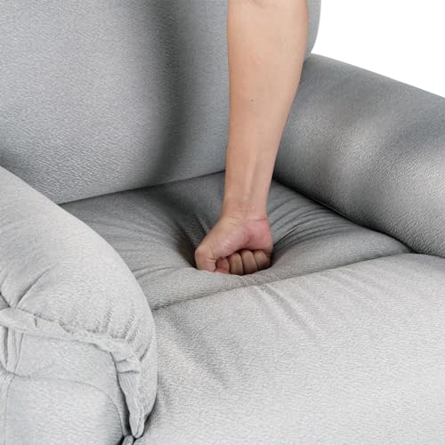 Beige Swivel Recliner Chair Q462