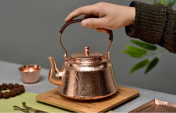 1 Liter Pure Copper Kettle Teapot H968053