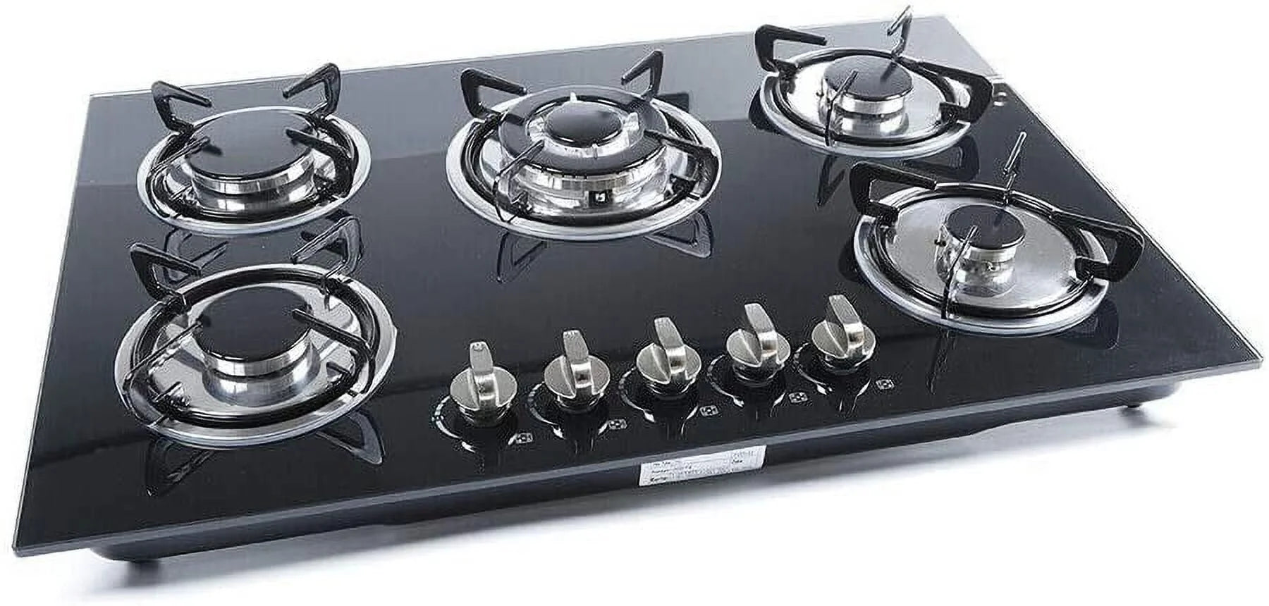 30'' 5 Burners Tempered Glass Gas Cooktop E359622