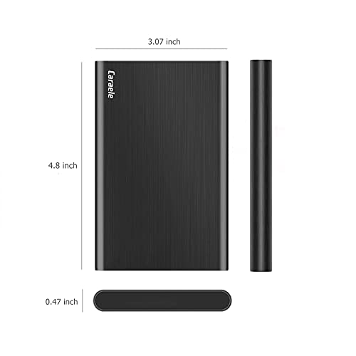 750GB Portable External Hard Drive USB3.0 HDD Storage (Black) G48426
