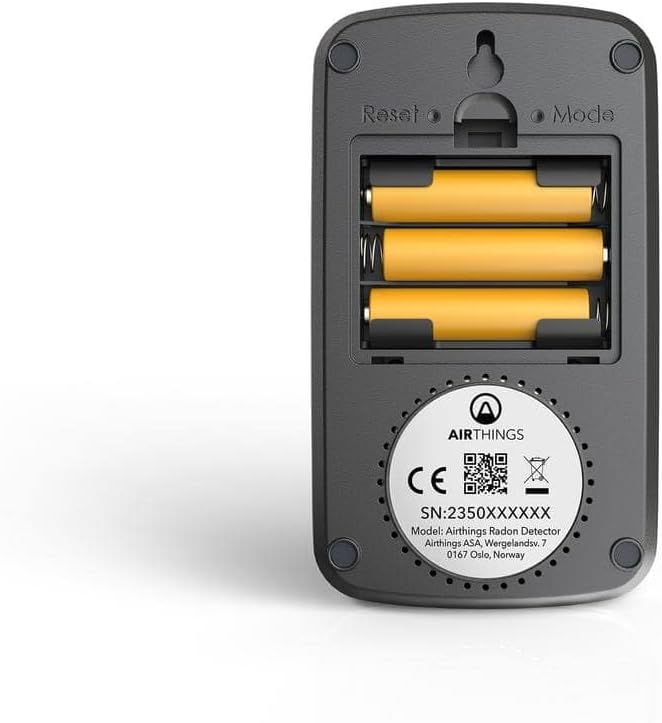 Portable Radon Detector, AAA Battery Operated T56168
