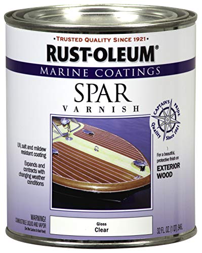Gloss Clear Marine Spar Varnish, Quart E837536