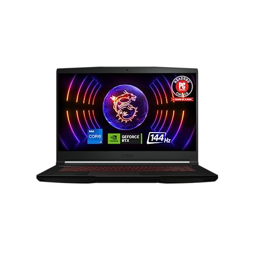 15.6" 144Hz FHD Gaming Laptop Intel Core i7-12650H NVIDIA Geforce RTX 4050 16GB DDR5 512GB NVMe SSD Win 11 Black H10355