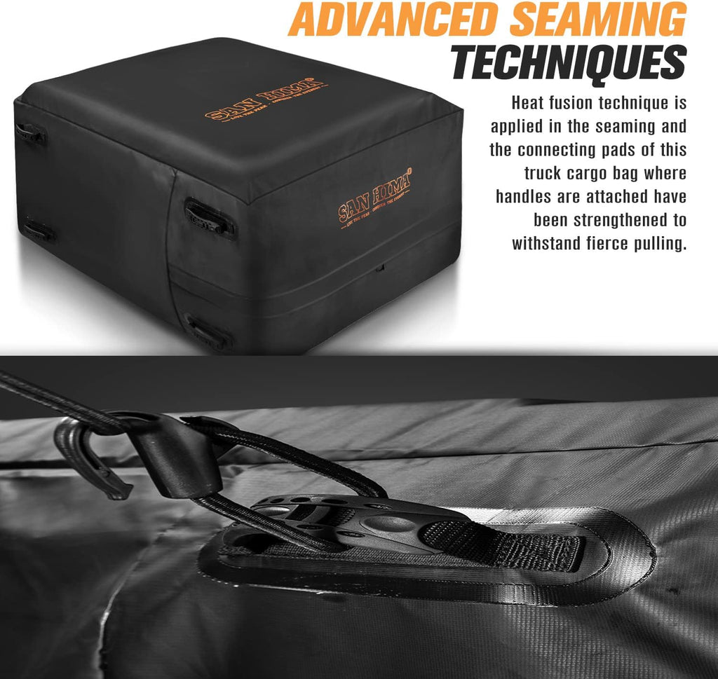 100% Waterproof Heavy Duty Truck Bed Storage Bag, 50 L x 40 W x 22 H S4993