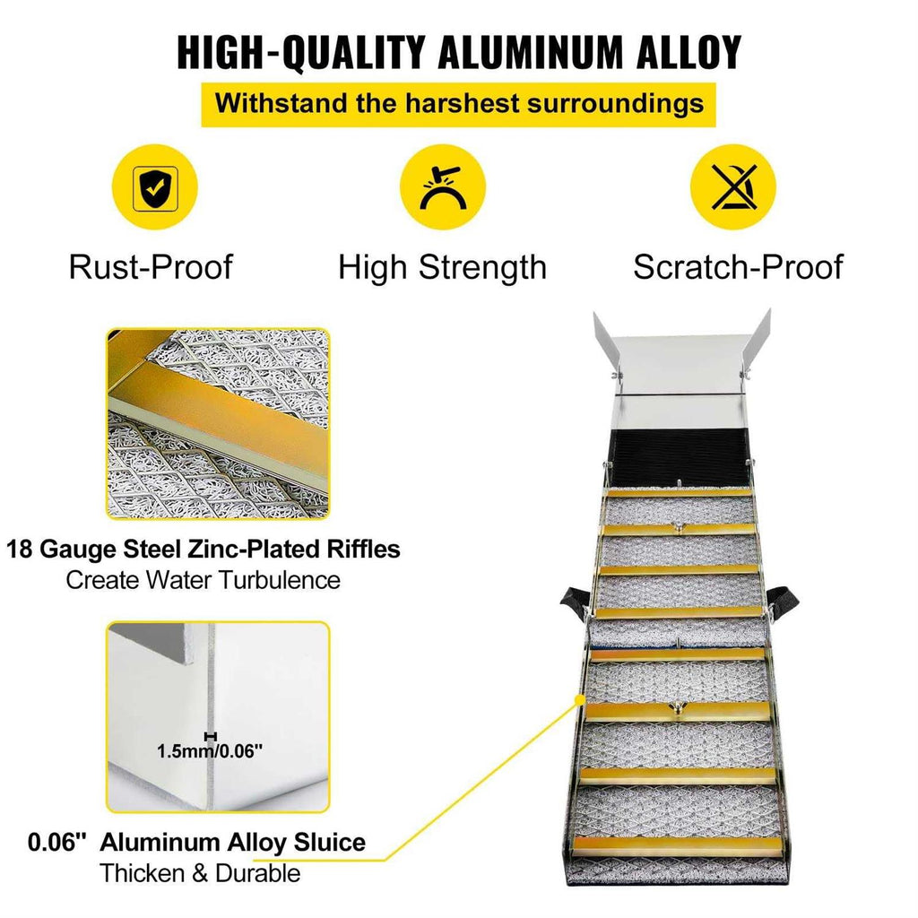 Compact 50 Aluminum Alloy Sluice Box L133241