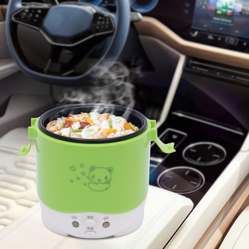 Mini Rice Cooker Steamer 1 Cup 12V 100W T726