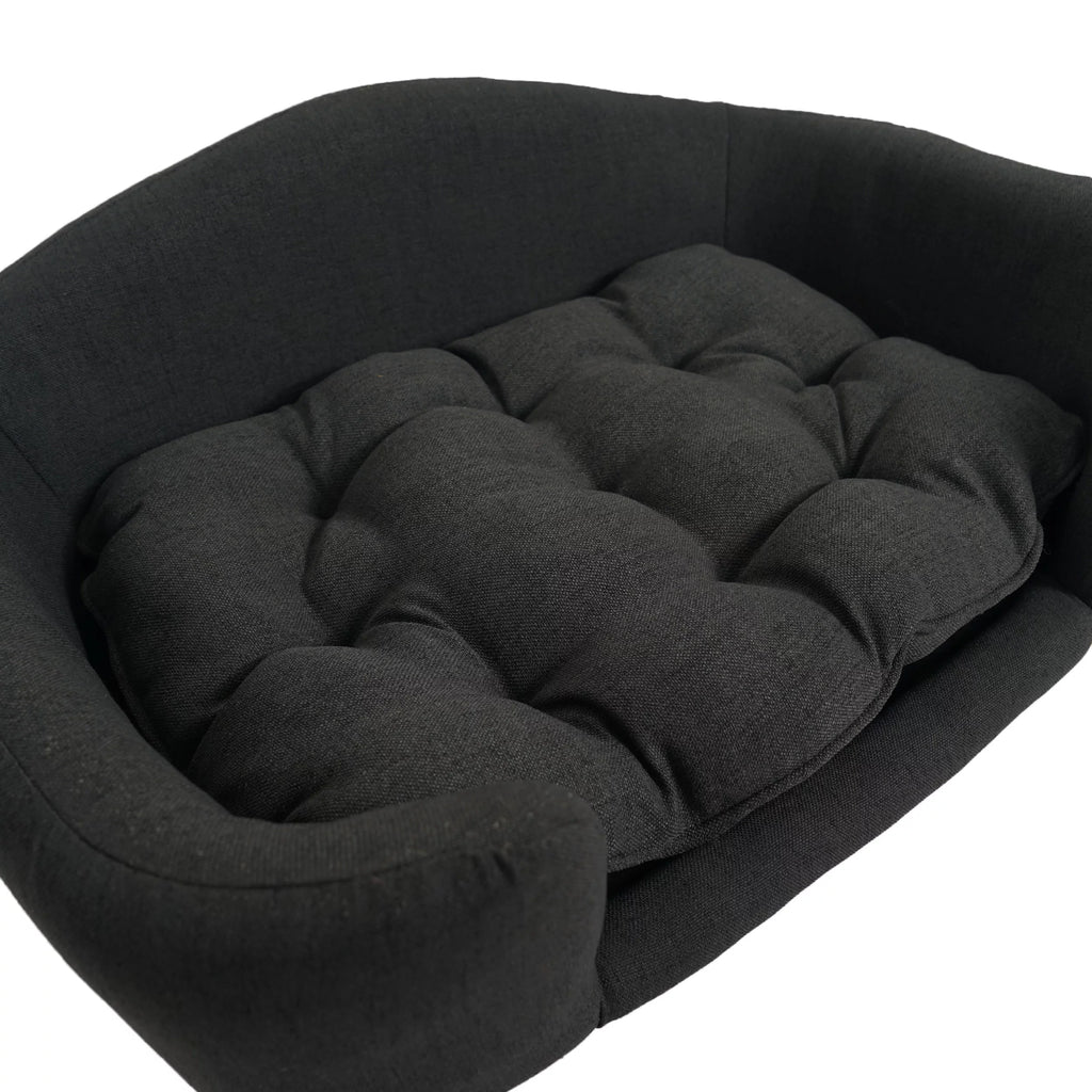 Dark Gray Small Plush Pet Bed T4470