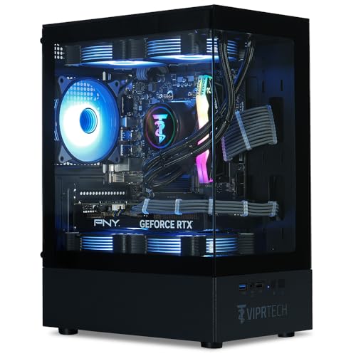 Black Liquid-Cooled Gaming Desktop PC A2610