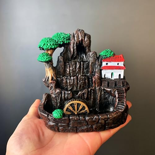 Incense Holder Resin Reflux Waterwheel Incense Burner O5200