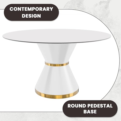 Black Round Dining Table E4195
