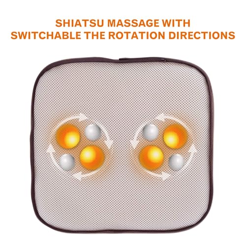 Foot Massager with Heat, Shiatsu Foot and Back Massager U67023