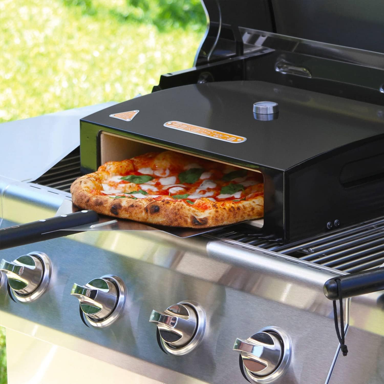 Pizza Oven Box Kit with Wood Pizza Peel, Turning Peel M1818
