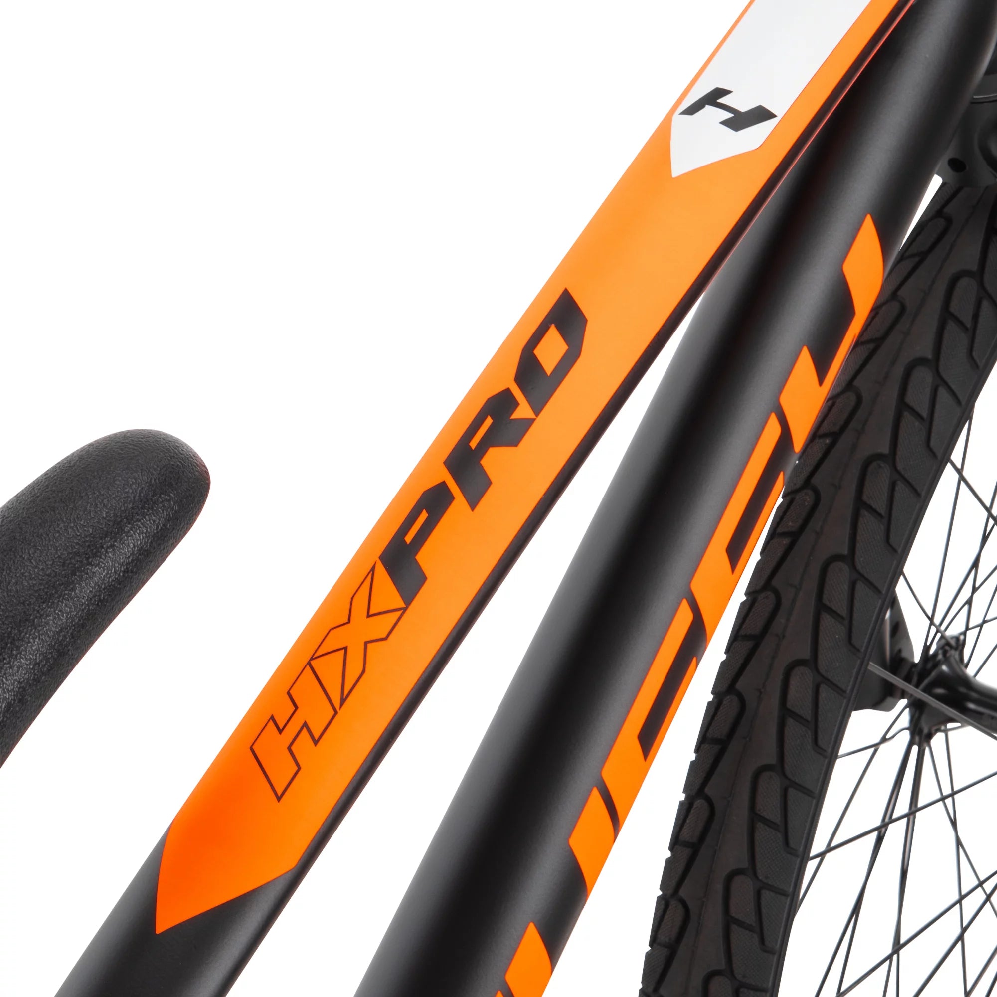 Black/Orange 24-inch Aluminum BMX Bike K40658