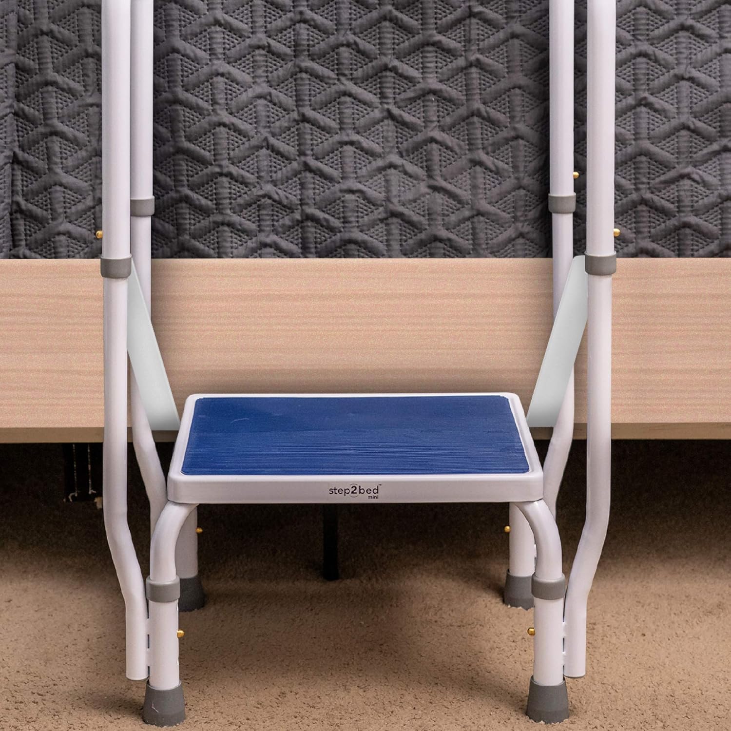 Adjustable Height Stainless Steel Step Stool with Handle J224