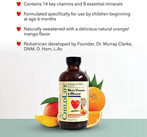 8 Fl Oz Liquid Multivitamin and Mineral Supplement (Pack of 2) L52151