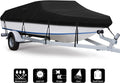 800D Waterproof Heavy Duty Canvas Boat Cover 17-19 ft Z523