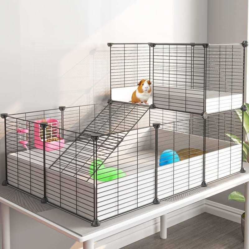 Guinea Pig Cage with Waterproof Plastic Bottom H59635