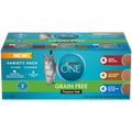 Grain Free Natural Pate Wet Cat Food Variety Pack Beef Chicken & Ocean Whitefish 3 oz. Pull-Top Cans P428