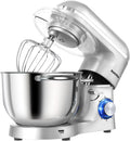 6.5-QT 660W 6-Speed Tilt-Head Stand Mixer with Dough Hook Wire Whip Beater Blue D835266