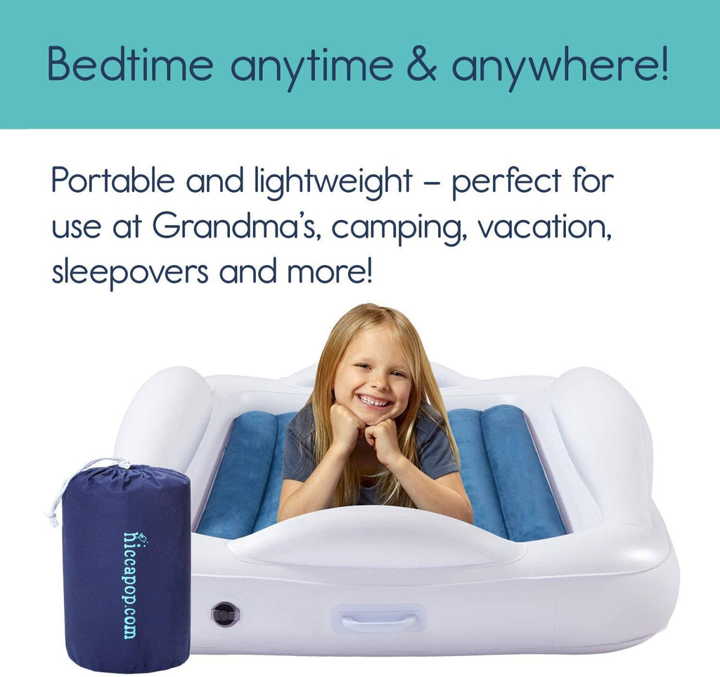 Inflatable Toddler Travel Bed with Safety Bumpers O467670
