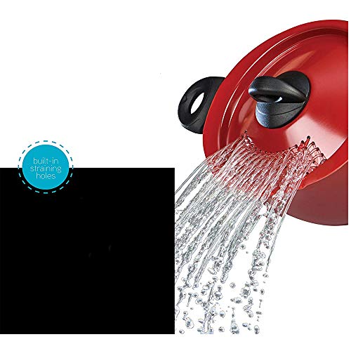 Oval Aluminum Pasta Pot with Strainer Lid Z805