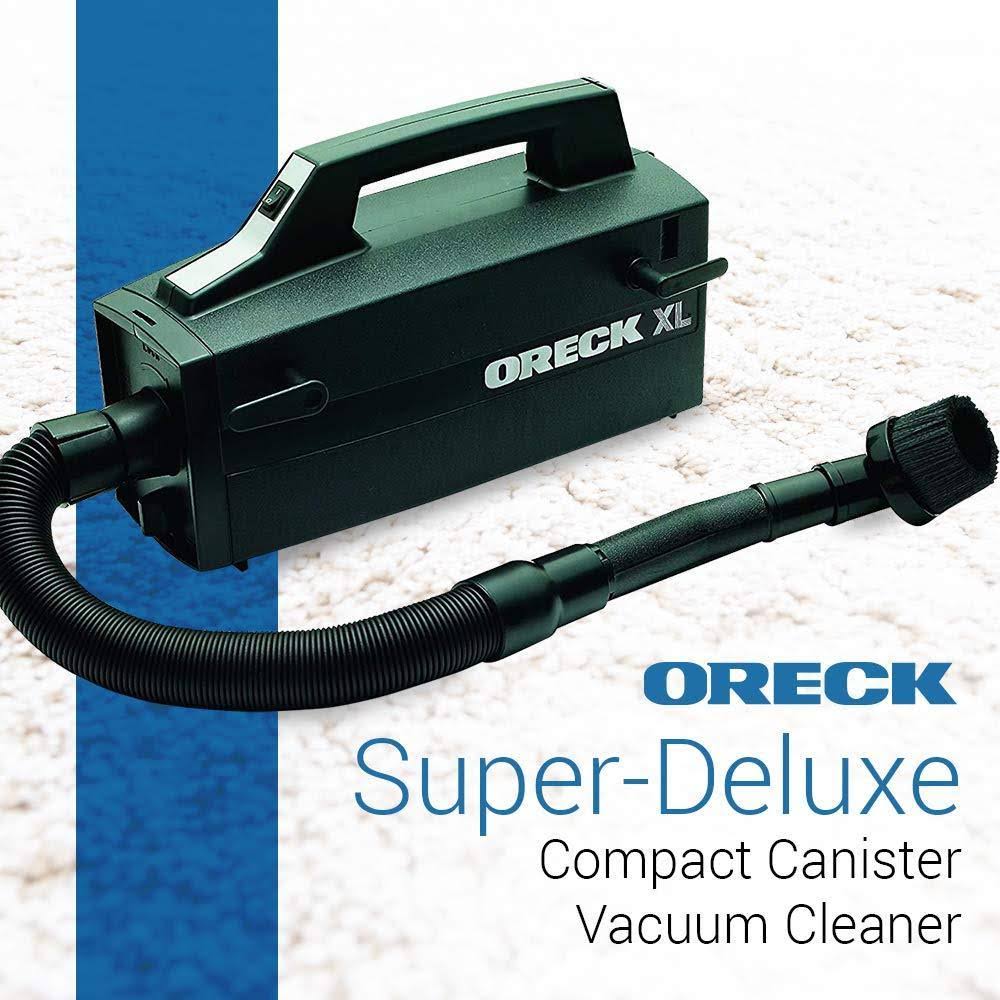 Compact Canister Vacuum Cleaner Black Q339211