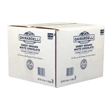 25-Pound Sweet Ground White Chocolate Flavor Beverage Mix L8662