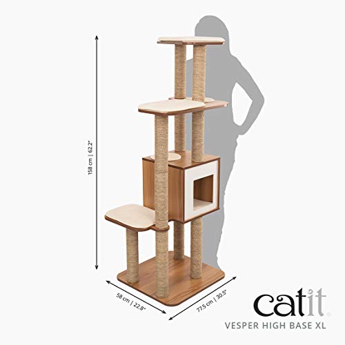 Walnut Extra Large Cat Tree V883