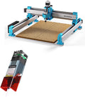 CNC Router Machine 4040-PRO with 10W Compressed Spot Laser Module T406